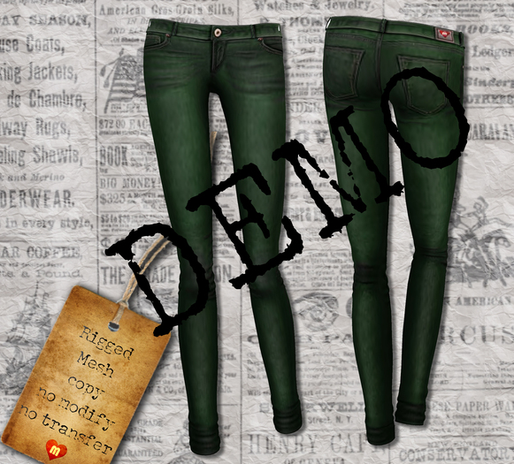 Muu K Mesh Shin Jeans DEMO