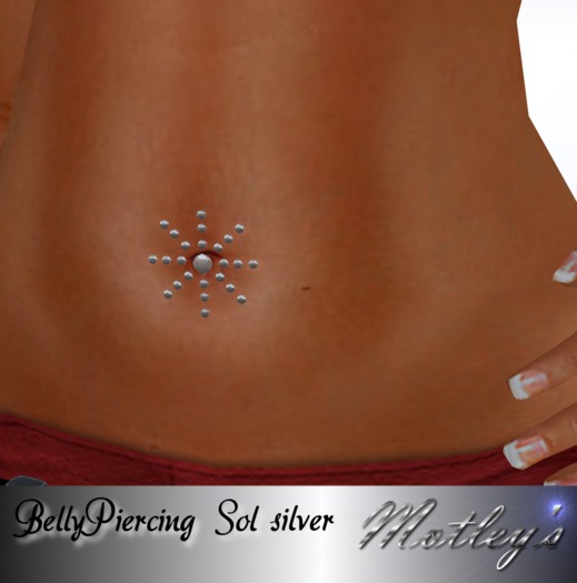 Motley's Piercing Sol belly silver