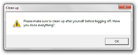 Clean Yourself Off - Gesture