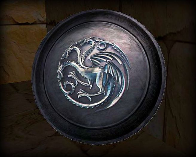 L.EX Targaryen shield metal