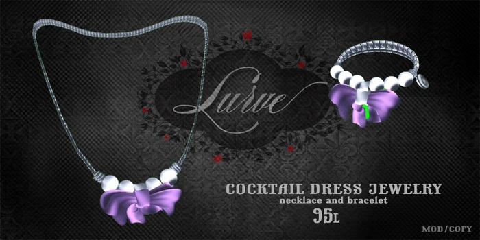 *Lurve* Cocktail Dress - Violet - Jewelry