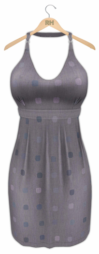 !Rebel Hope - Bianca Mesh Dress Dots Heather