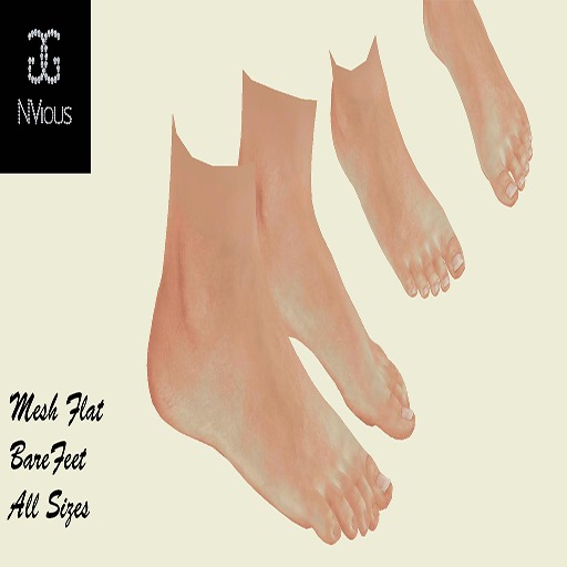 :NBGG: Flat Barefeet All sizes