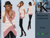 *Keresma* Wrapover Cardigan - Pink