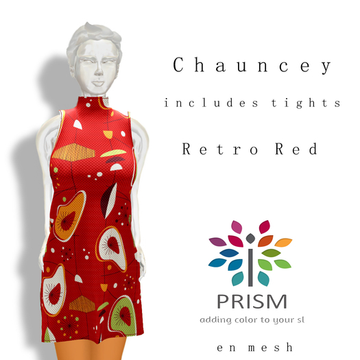 Prism Designs by Journey:  Chauncey in Retro Red