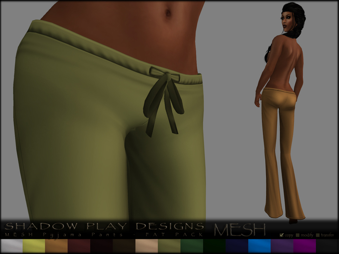 SP Designs - MESH Pyjama Pants - FAT PACK