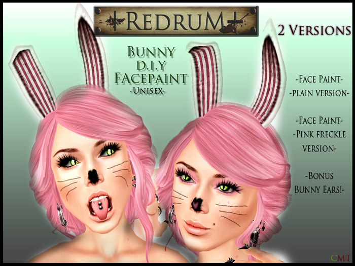 +REDRUM+ Bunny D.I.Y Facepaint