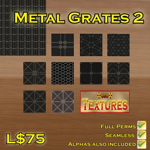 USC Textures - Metal Grates 2 