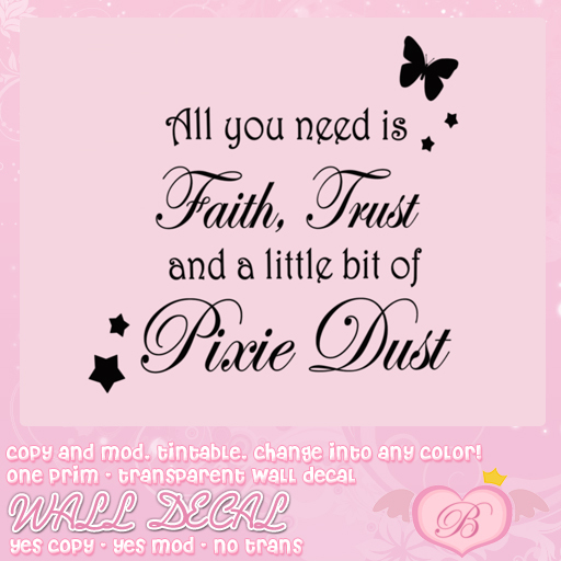 :*BABY*: Wall Decals - Pixie Dust