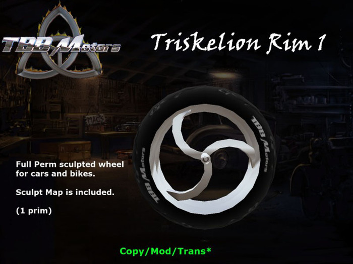 TBB Triskelion Rim 1 - Custom Motorcycle Parts