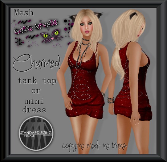 CC's DEMO Charmed Tank Top / mini Dress