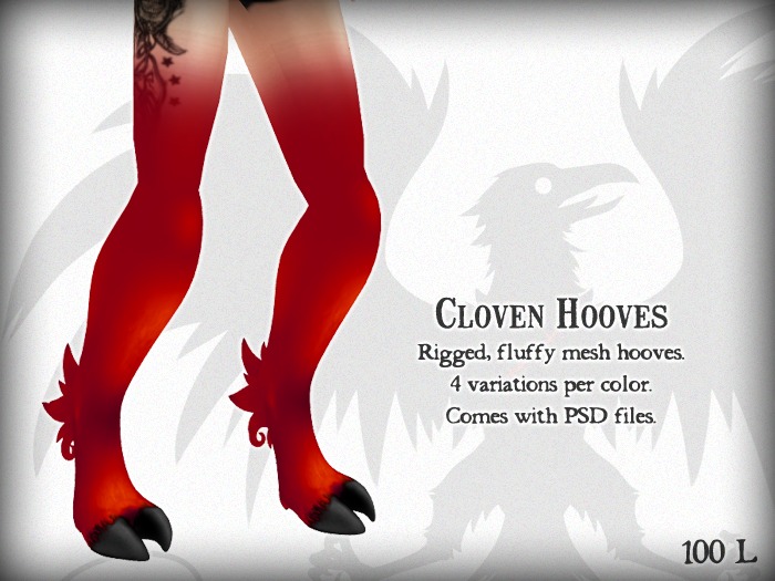 [M.O.R] cloven hooves: RED PACK 