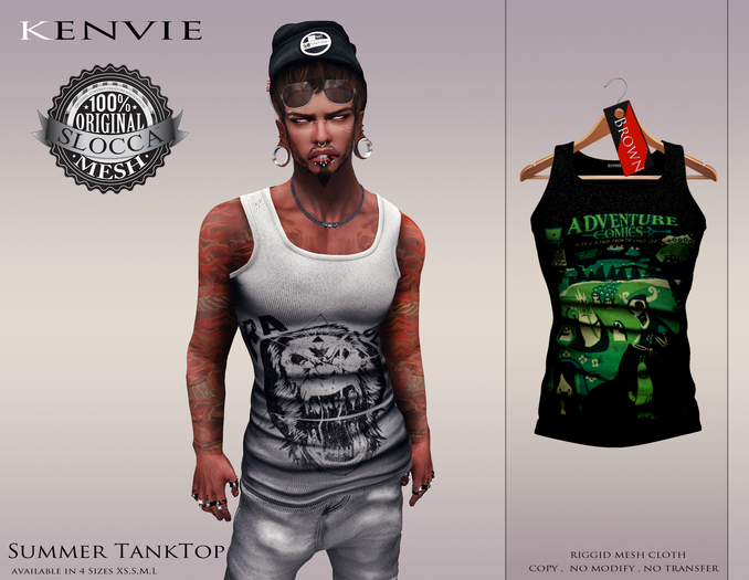 KENVIE . Summer TankTop Brown