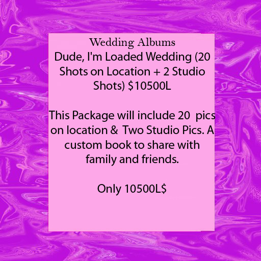 Dude I am Loaded Wedding Album Package