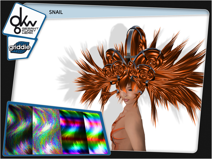 <<Griddie>> Snail - rainbow