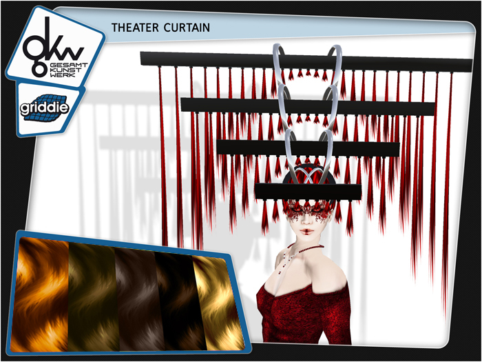 <<Griddie>> Theater Curtain - brown