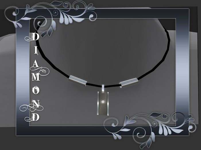 "DIAMOND" NECKLACE MAN