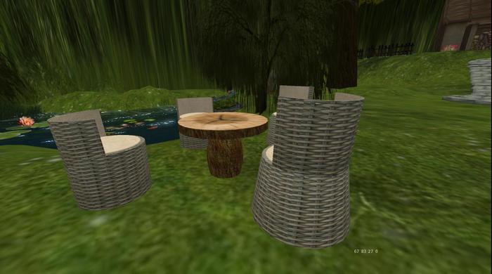 Garden Table & Chairs Set