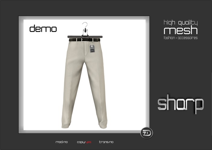 sharp by [ZD] - MESH - Suit Pants - DEMO