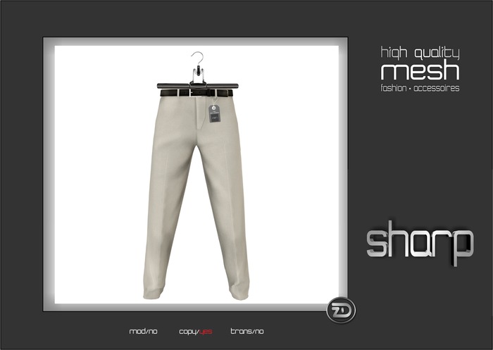 sharp by [ZD] - MESH - Suit Pants