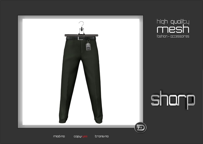 sharp by [ZD] - MESH - Suit Pants