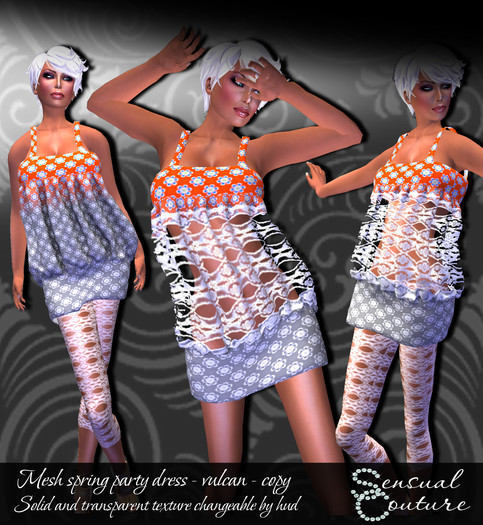 Mesh Spring party dress *vulcan*