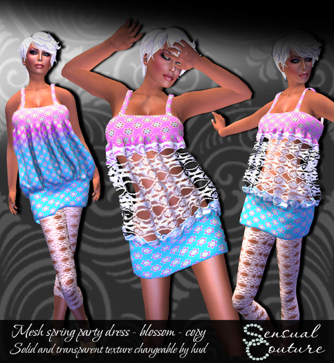 Mesh Spring party dress *blossom* 