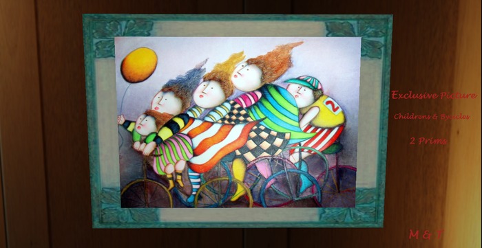 PICTURE CHILDRENS (Green Flowers Frame)