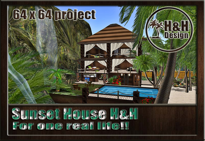 Sunset House H&H - (64 x64 m = 4096sqm )