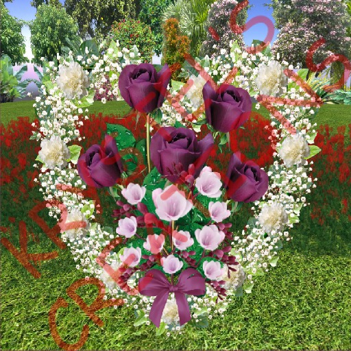 W37S Violet Roses Heart (Rezz Me)
