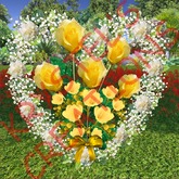 W38S Yellow Roses Heart (Rezz Me)