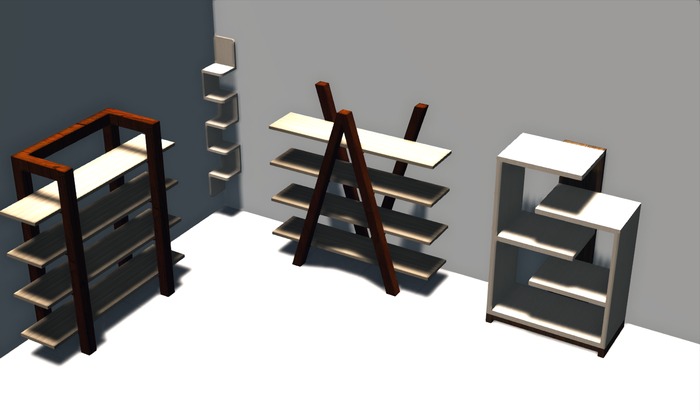 4 shelves full perm (100% mesh)