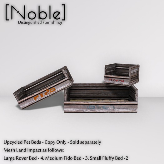 [Noble] Fido's Bed (Small Dog)