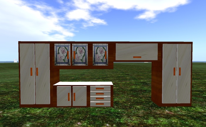 Complete kitchen cupboard