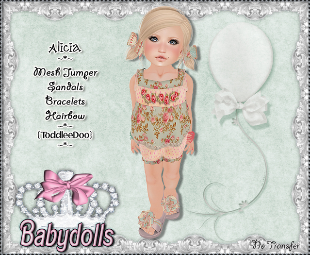 {BB} Alicia - ToddleeDoo Outfit