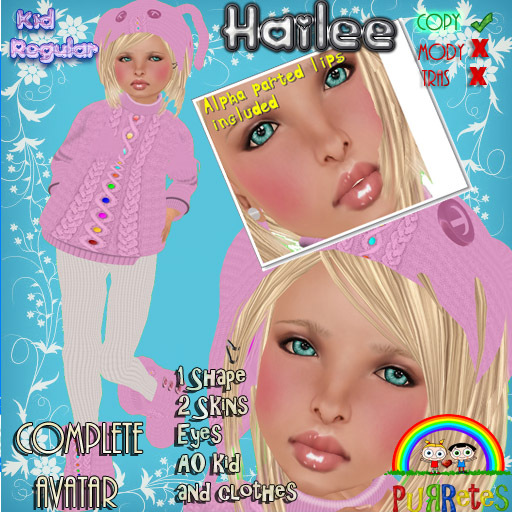 *-*Purretes*-* - Child Complete Avatar Hailee KID