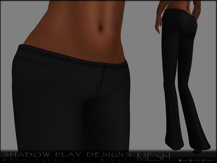 SP Designs - MESH Pants V1 - Black 