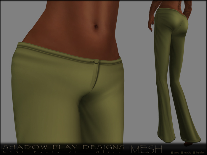 SP Designs - MESH Pants V1 - Olive 