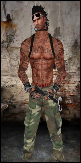 Toxic Bish Hooligans  Cargo Pants