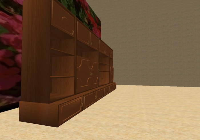 Stylish library, bookcase - Highly details!