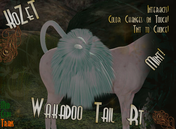 <K> Wakadoo Tail Left Aqua