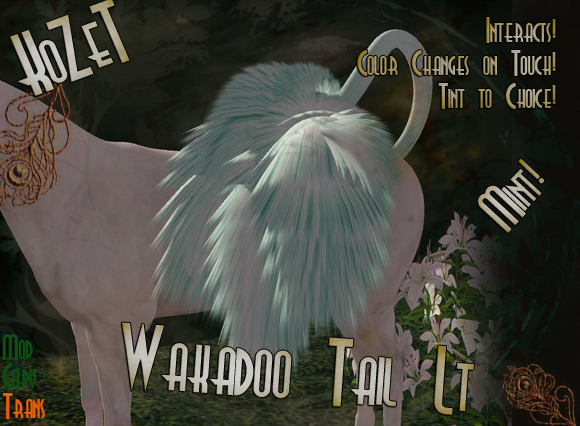 <K> Wakadoo Tail Left Aqua