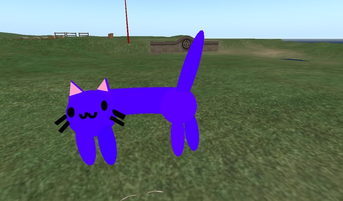 changing colors kitty scarf