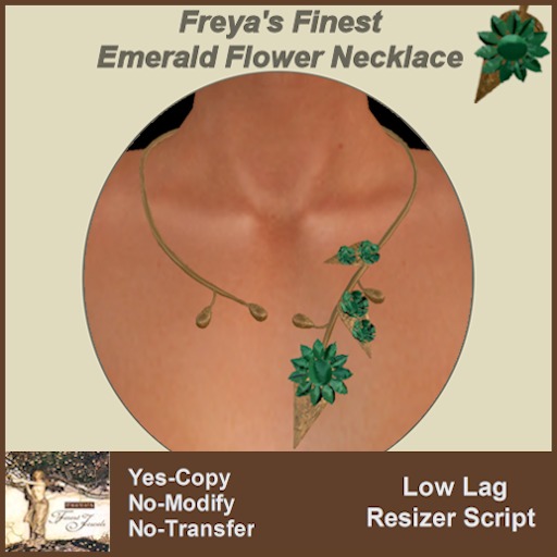 Freya's Finest Emerald Daisy Choker