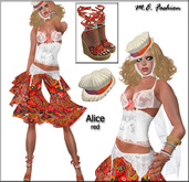 M.E. Fashion - Alice - Red