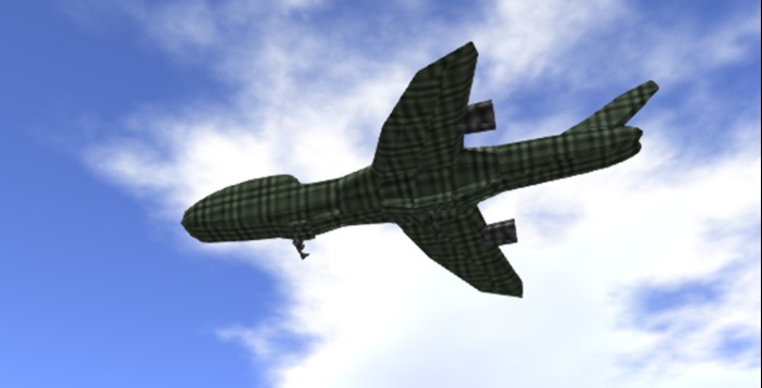 Sizeable toy airplane