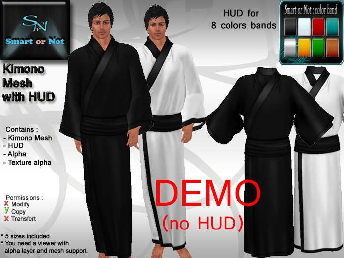 Mens Kimono DEMO