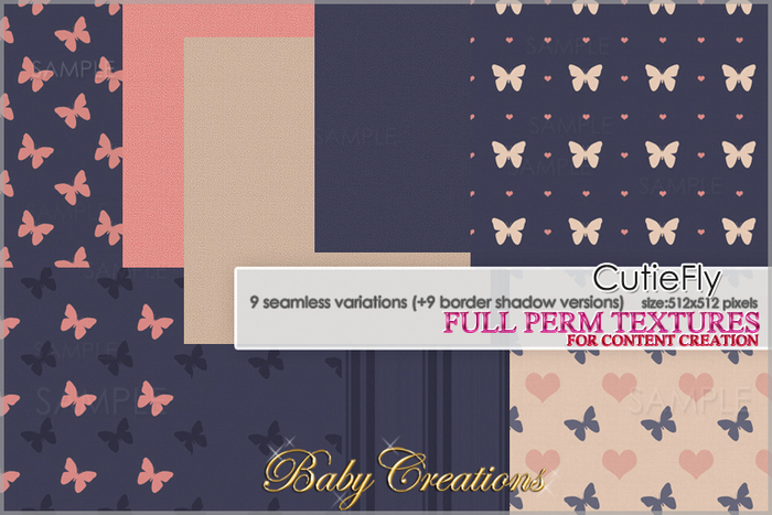 :*BC*: TEXTURES CutieFly B FULL PERMS