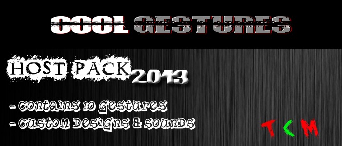 COOL GESTURES: HOST PACK 2013
