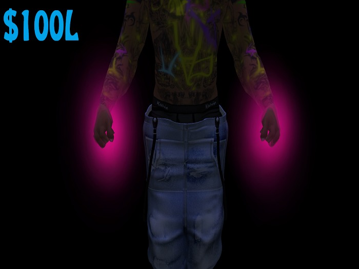 Pink glow handz
